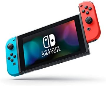 Nintendo Switch com Neon Blue e Neon Red Joy -Con